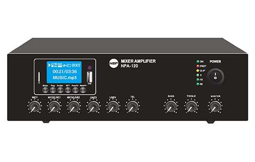 Mixer Amplifier with USB/SD/FM/Bluetooth（Tabletop）