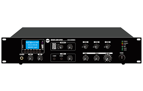 3 Zone Mixer Amplifier with source